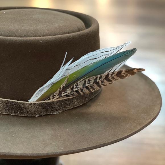 Handmade fur felt Boho Hats. Made to order. - Picture 4 of 7